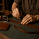 Handmade Leather Belt-Wallet-Bag