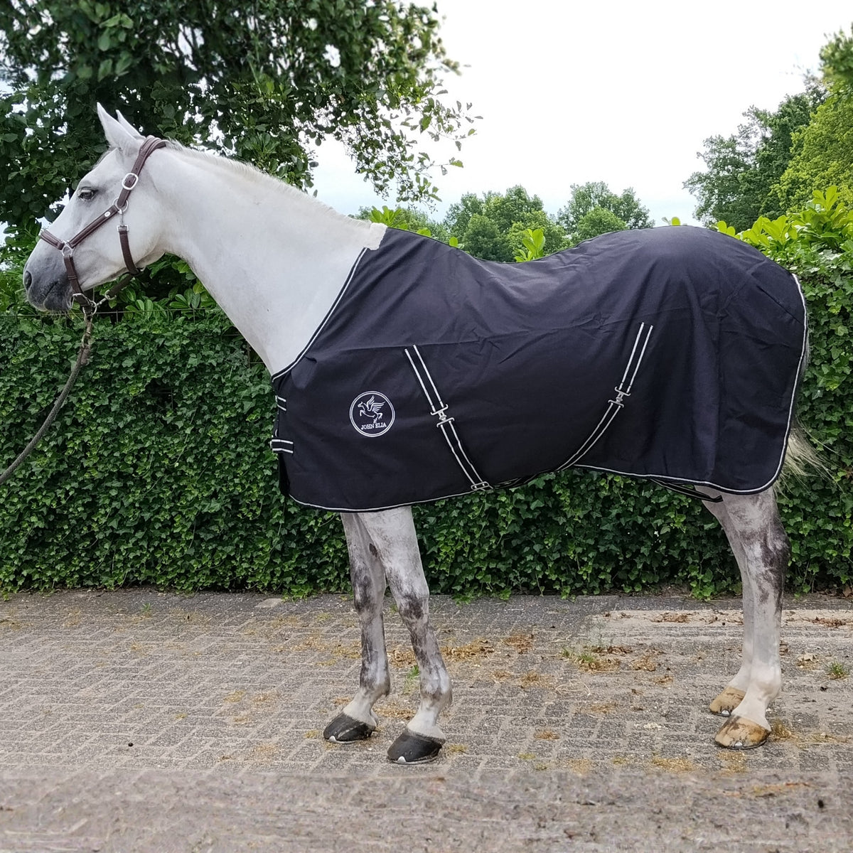 Sommer-Stalldecke 1200D Ripstop – Frontverschluss mit Schnallen