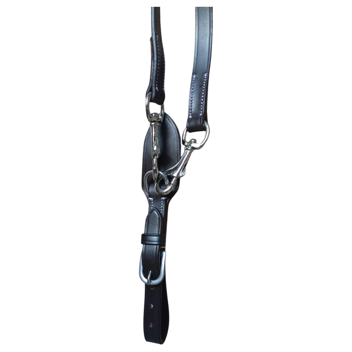 Brown Leather Horse Reins with Clips – Durable Riding Reins - Youshaelia