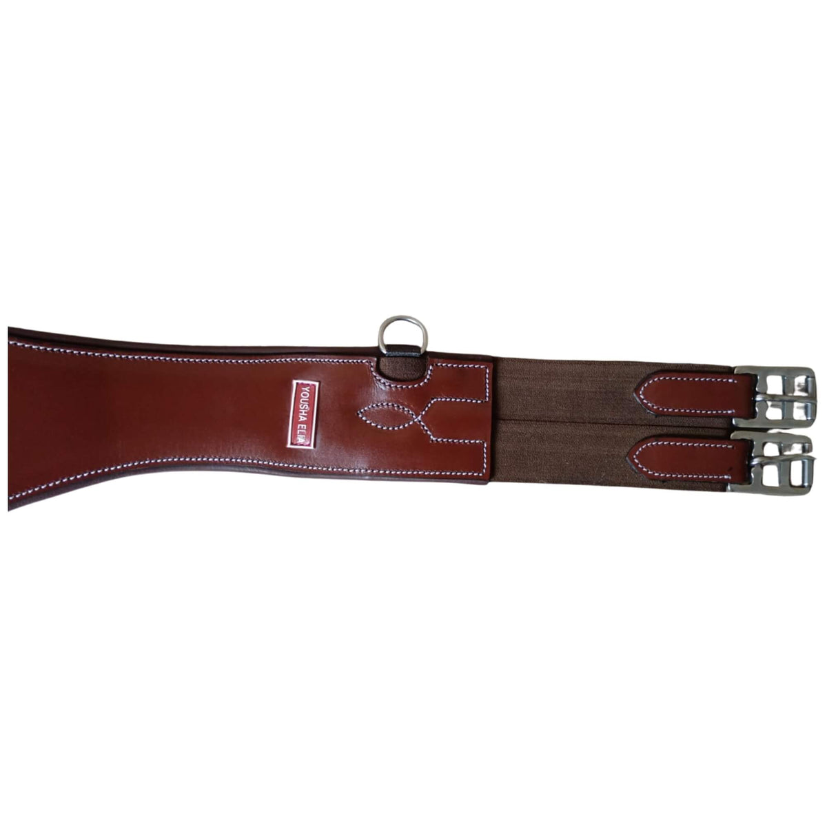 Premium Leather Horse Girth with Snap Hook – Durable & Padded - Youshaelia