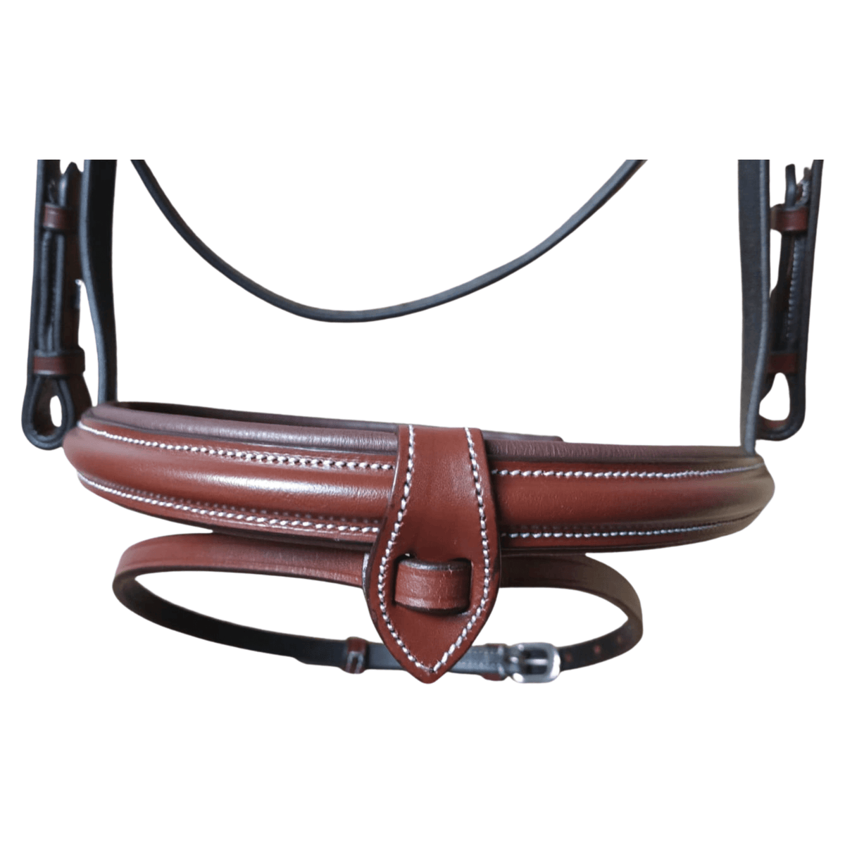 Brown Leather Horse Bridle – Padded Comfort Bridle - BH-09 Oak Brown - Youshaelia