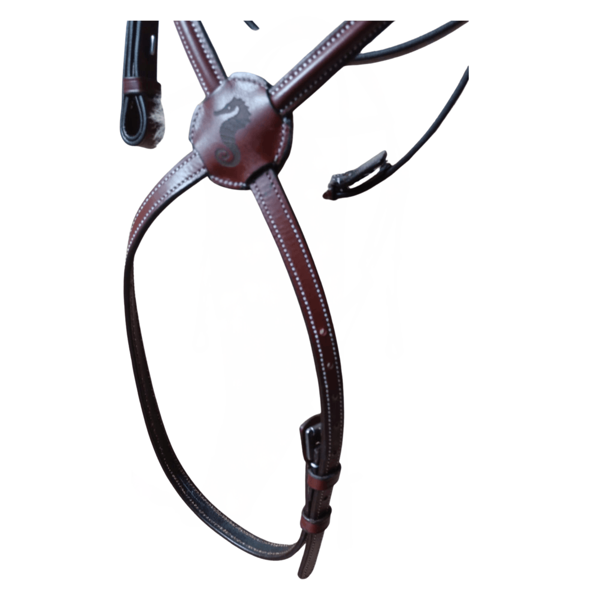 Brown Anatomical Horse Bridle with Breastplate – Leather Set - BH3 Oak Brown - Youshaelia