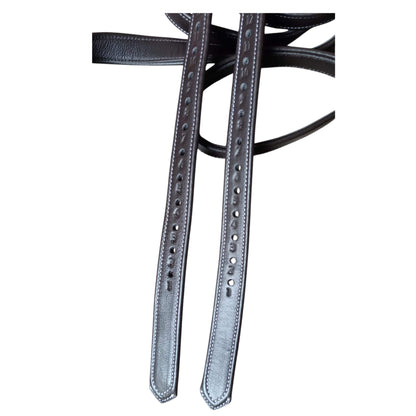 Brown Leather Stirrup Leathers – Adjustable Padded Straps - Youshaelia