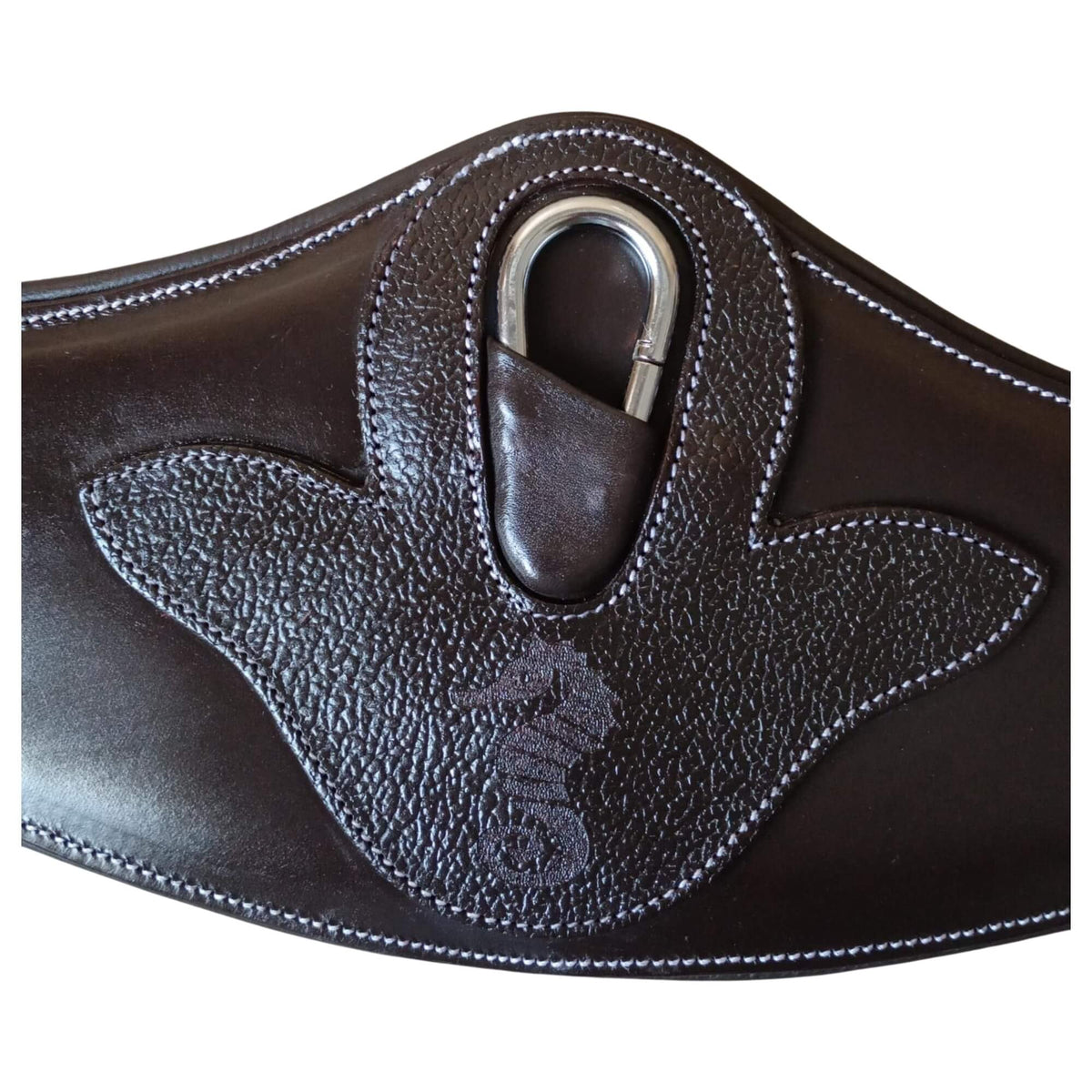 Premium Leather Horse Girth with Snap Hook – Durable & Padded - Youshaelia