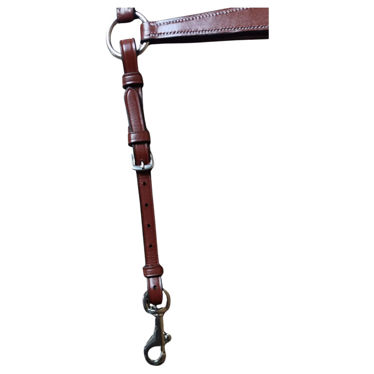 Leather Horse Breastplate with Snap Hooks – Durable & Padded - Youshaelia