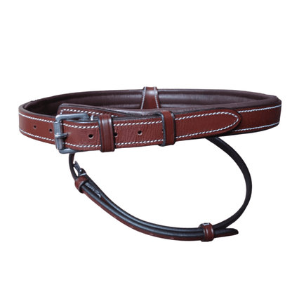 Brown Leather Horse Bridle with Reins – Padded Comfort Fit - BH-01 Oak Brown - Youshaelia