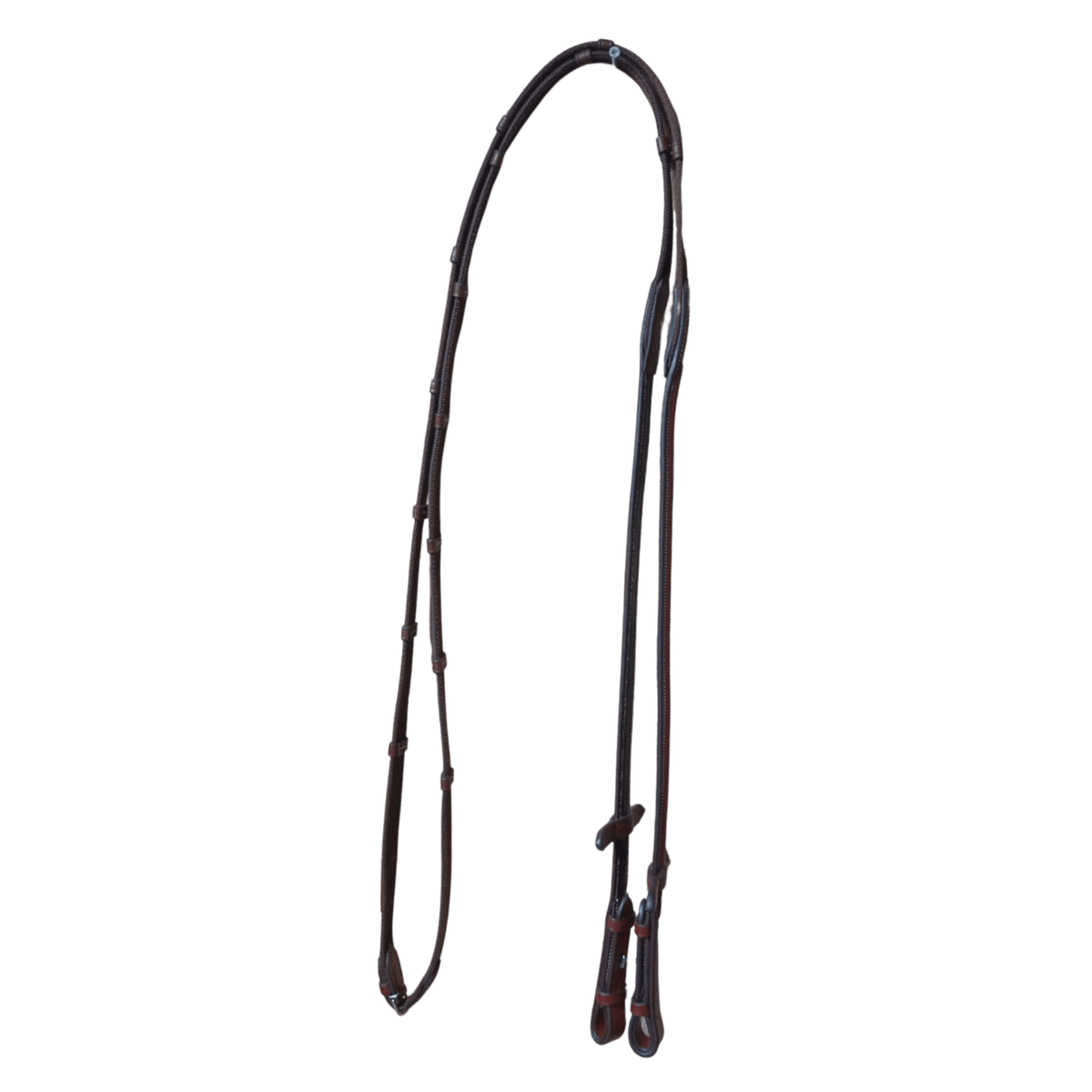 Brown Leather Horse Bridle with Reins – Padded Comfort Fit - BH-01 Oak Brown - Youshaelia