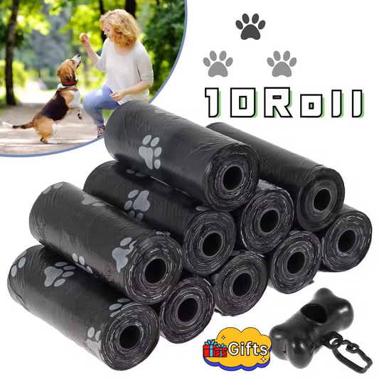 Hundekotbeutel Rollen mit Knochenförmigem Beutelspender