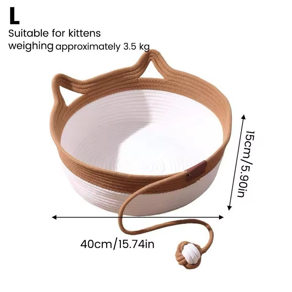 Kattenmand van Katoenen Touw