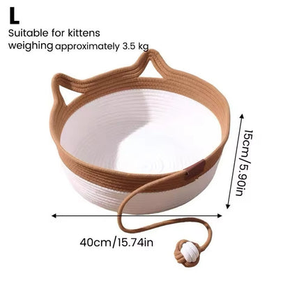Kattenmand van Katoenen Touw