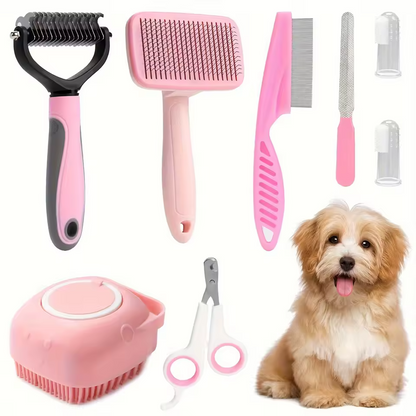 Pflegeset für Haustiere – 8-teiliges Grooming-Set