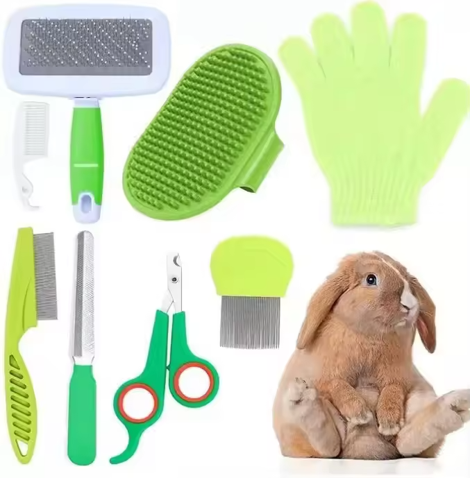 Pflegeset für Haustiere – 8-teiliges Grooming-Set