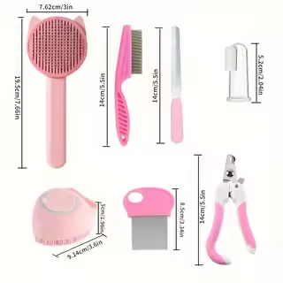 Pflegeset für Haustiere – 8-teiliges Grooming-Set
