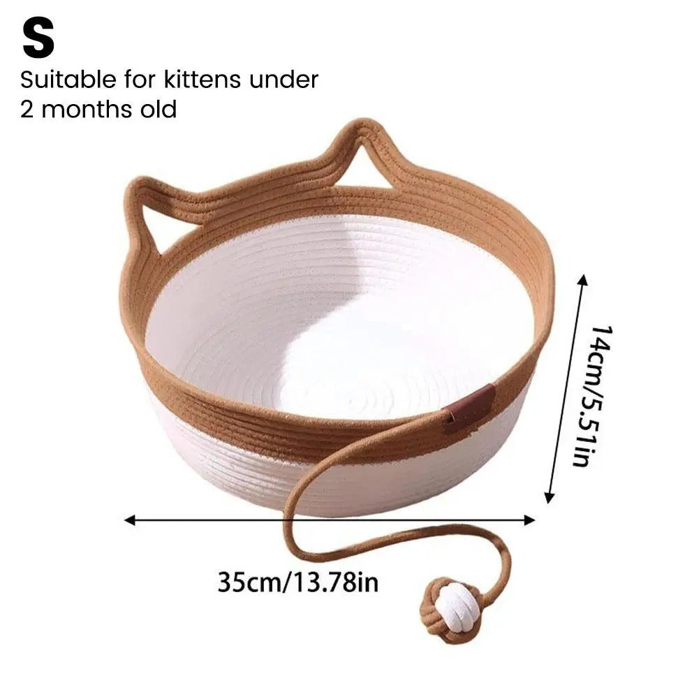 Kattenmand van Katoenen Touw
